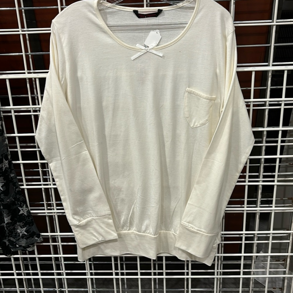 Women’s 100% Cotton Long Sleeve Top(Stained)